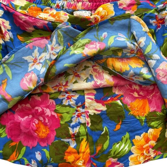 Band of Gypsies Floral Mini Dress Set - Blue and Pink - Picture 6 of 8